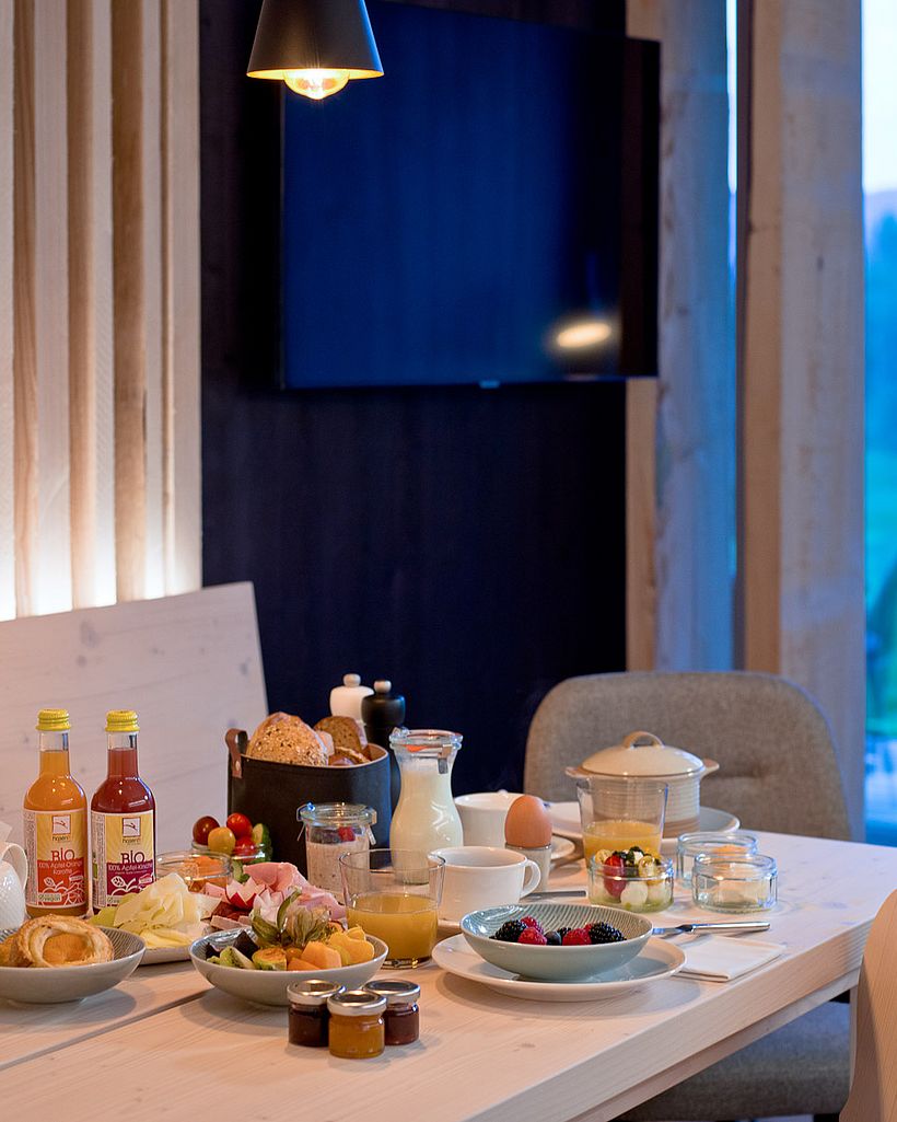 Kulinarisches Erlebnis auch im Chalet